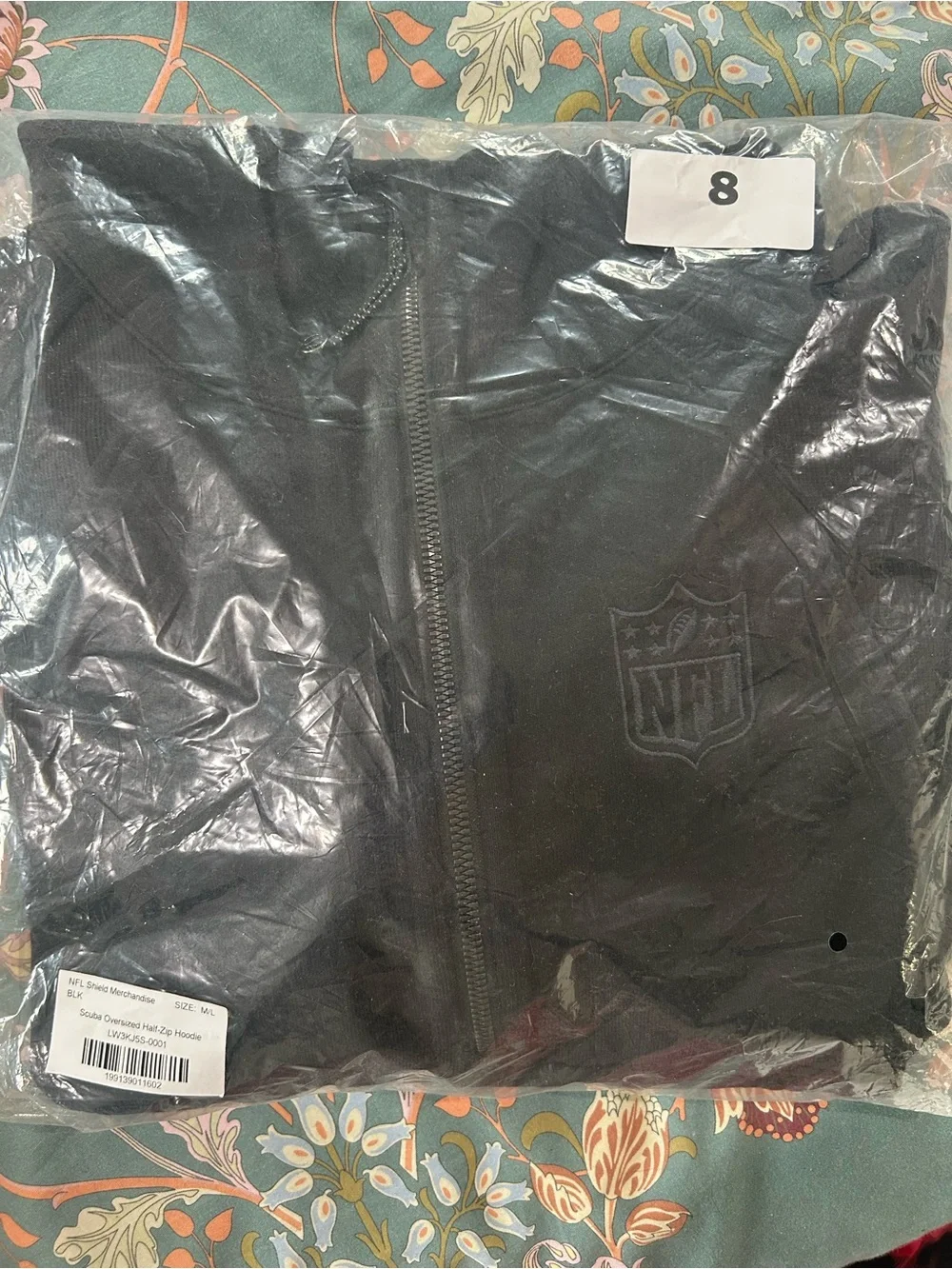 NFL x Lululemon Women’s Scuba Oversized Black Half-Zip Hoodie